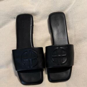 Black Anine Bing sandals. Size 9